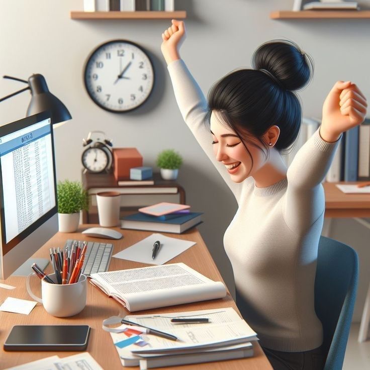 Two young diverse coworkers analyzing sales report while working together in the office